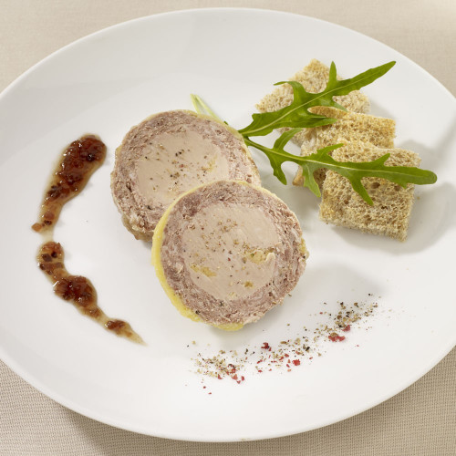 Le Lot de 2 : Le Pâté de chez Nous et son Cœur au Foie de Canard (30% Bloc de Foie Gras) - 2 x 130g - WFXU