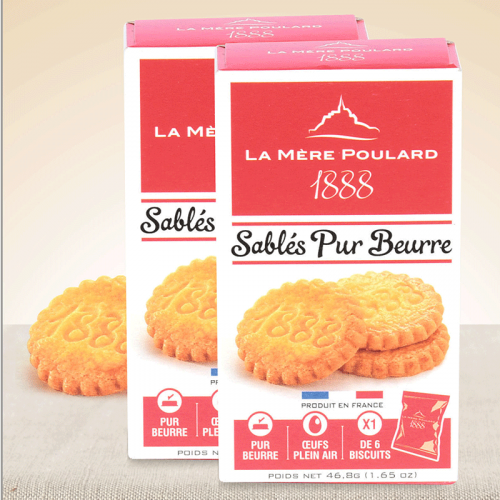 Les Sablés Pur Beurre « Mère Poulard », 46g - CAT