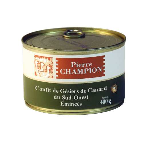 Le Confit de Gésiers de Canard du Sud-Ouest Émincés, 200 g- WFN