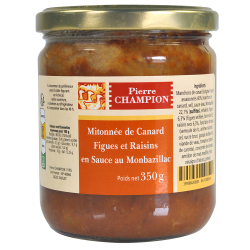 Le Mitonné de Canard aux Figues et Raisins en Sauce au Monbazillac, 350 g - WFN