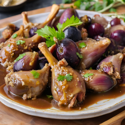 Le Lot de 2 Mitonnés de Canard aux Figues et Raisins en Sauce au Monbazillac 2 x 350 g - WFD