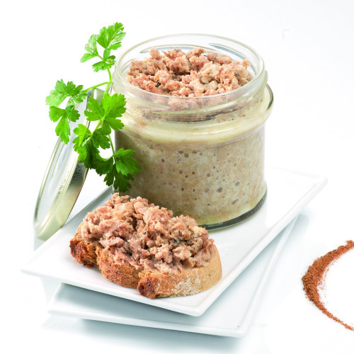 Le lot de 2 "Le Merveilleux" Pâté Rustique au Foie de Canard, Magret de Canard et Jus de Truffes - 2 x 65g - WFXU