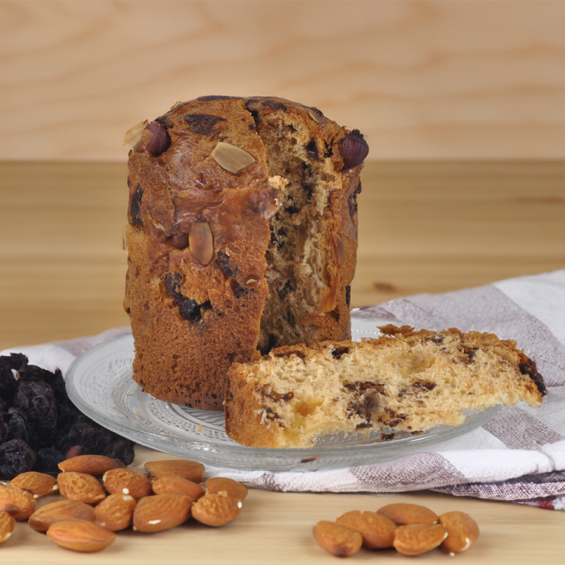 Panettone aux Noix du Périgord et Pépites de Chocolat, 200g - WFR