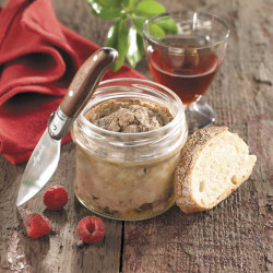 Le Lot de 3 "Les Rillettes de Porc du Périgord" 2 achetés + le 3ème OFFERT - 3 x 90g - WAK