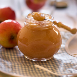 Dessert Gourmand Pêche et Pomme aux pralines - CAT