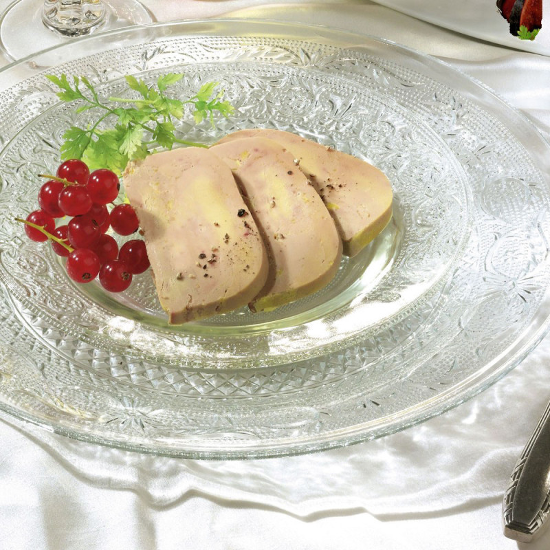 Les 2 Foies Gras de Canard Entiers du Sud-Ouest Cuits au Torchon en Gelée au Sauternes, 2x 100g - WFV