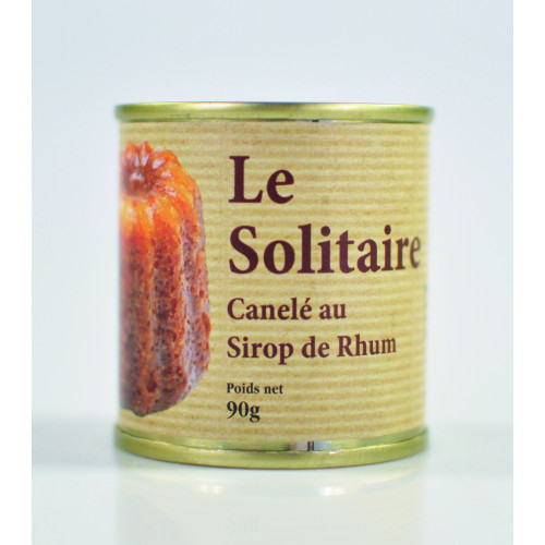 Le lot de 2 "Le Canelé « Solitaire » de Bordeaux au Sirop de Rhum", 2x90g - WFA