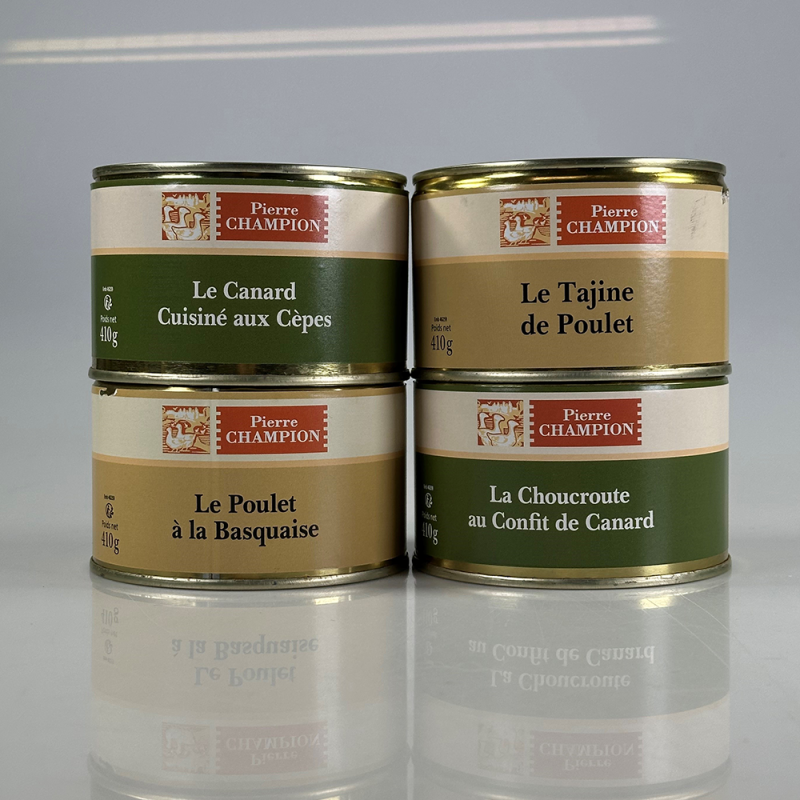 Lot de 4 Plats Cuisinés, 1640g - DEST