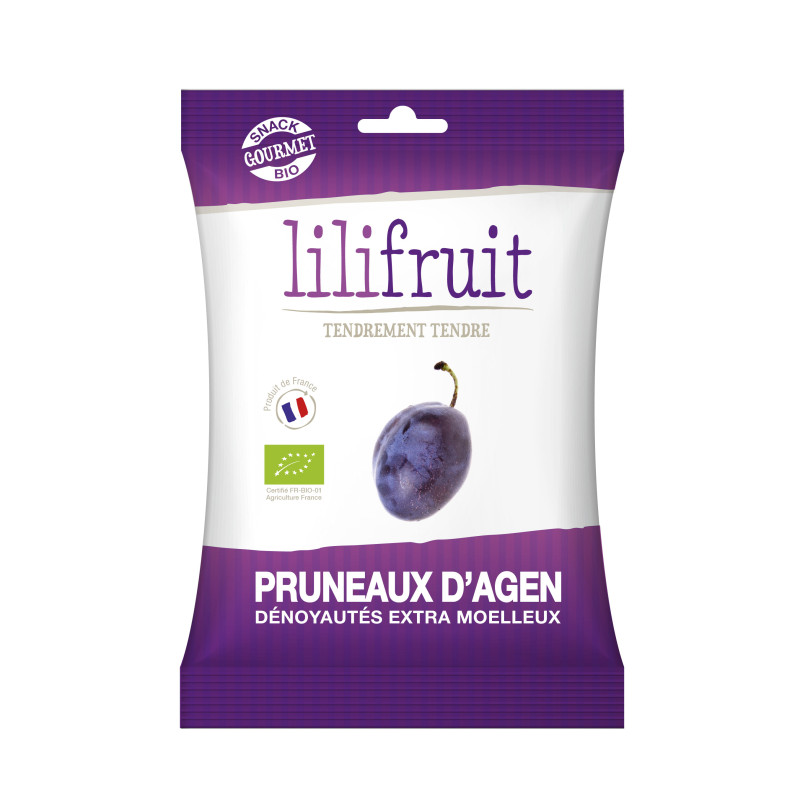 Pruneaux d’Agen BIO dénoyautés moelleux, 70 g - WFD